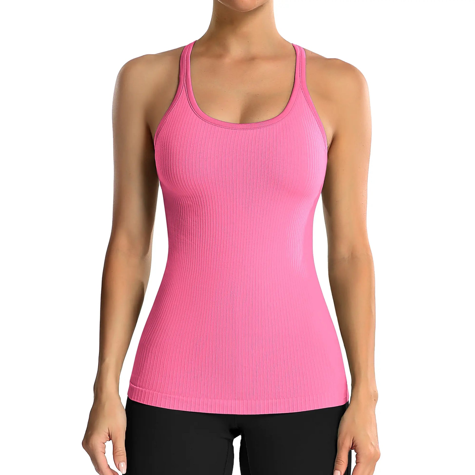 Sweaty Betty's Secret Weapon: The All-in-One Ribbed Racerback Top for Women Who Workout and Also Enjoy Ice Cream!