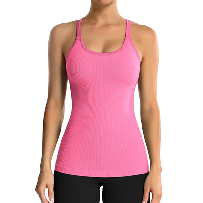 Sweaty Betty's Secret Weapon: The All-in-One Ribbed Racerback Top for Women Who Workout and Also Enjoy Ice Cream!