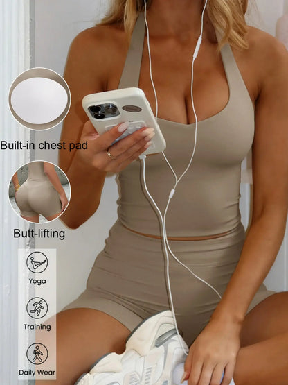 Yoga Pants & Halter Tops: Now You Can Pretend to Work Out While Actually Planning Your Snack Break!