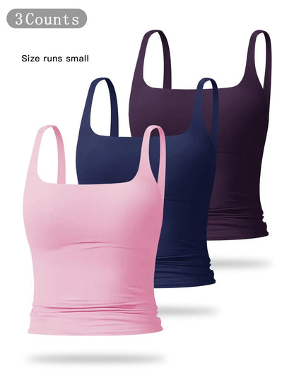 Ladies' Super Stretchy Sweat Shield: The "I Just Might Actually Work Out" Tank Top for Gym, Yoga, and Your Netflix Marathons!