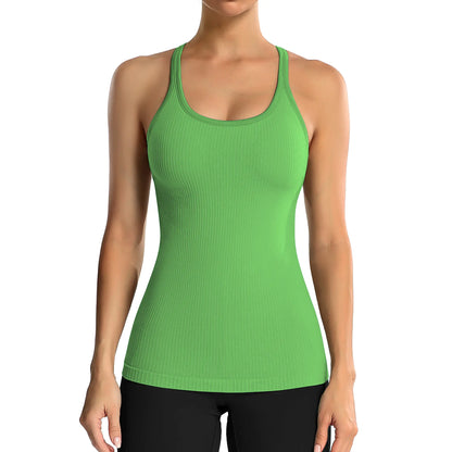 Sweaty Betty's Secret Weapon: The All-in-One Ribbed Racerback Top for Women Who Workout and Also Enjoy Ice Cream!