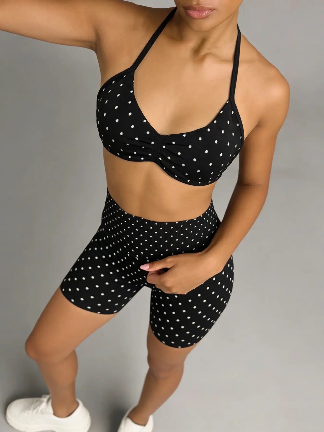 Sassy Summer Yoga Gear: Twerk It Out Tank and Booty-Hugging Shorts for Running from Your Responsibilities!
