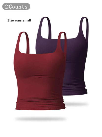 Ladies' Super Stretchy Sweat Shield: The "I Just Might Actually Work Out" Tank Top for Gym, Yoga, and Your Netflix Marathons!