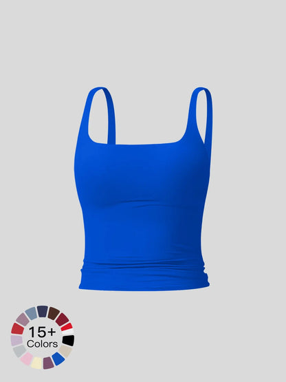 Ladies' Super Stretchy Sweat Shield: The "I Just Might Actually Work Out" Tank Top for Gym, Yoga, and Your Netflix Marathons!