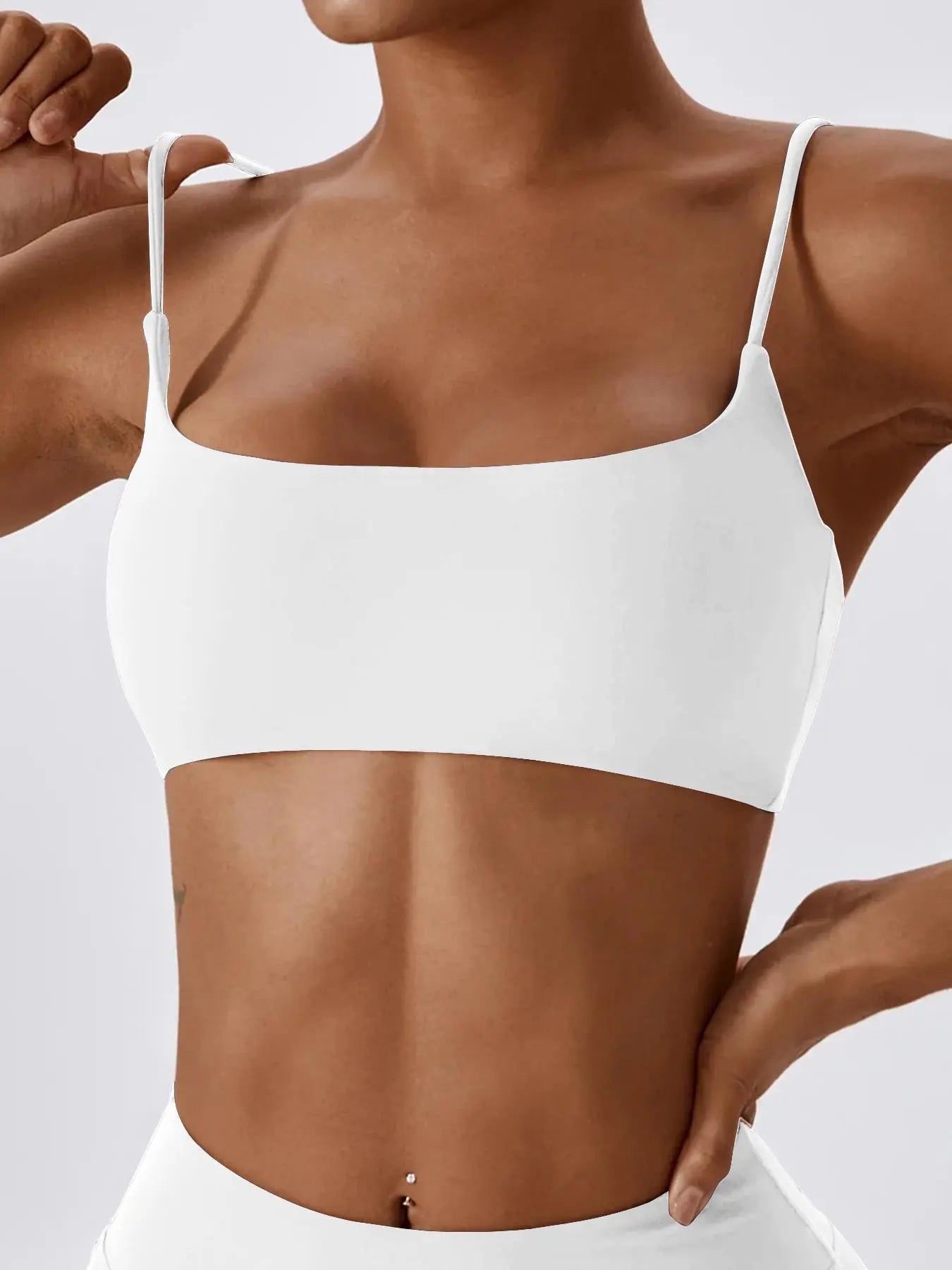 Gravity-Defying Lady-Armor: The Ultimate Strapless Wonder-Bra for Zen Stretch and Gym Shenanigans!