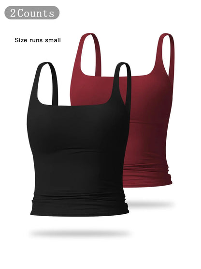 Ladies' Super Stretchy Sweat Shield: The "I Just Might Actually Work Out" Tank Top for Gym, Yoga, and Your Netflix Marathons!