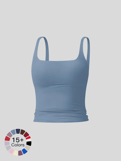 Ladies' Super Stretchy Sweat Shield: The "I Just Might Actually Work Out" Tank Top for Gym, Yoga, and Your Netflix Marathons!