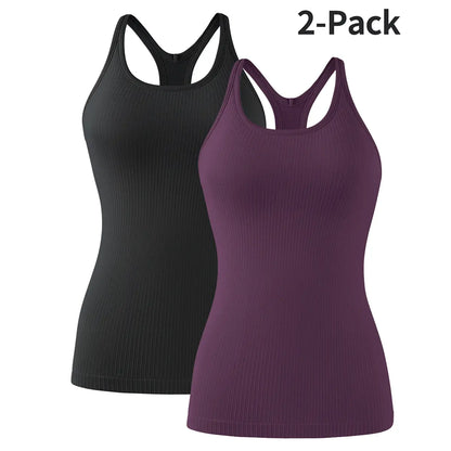 Sweaty Betty's Secret Weapon: The All-in-One Ribbed Racerback Top for Women Who Workout and Also Enjoy Ice Cream!