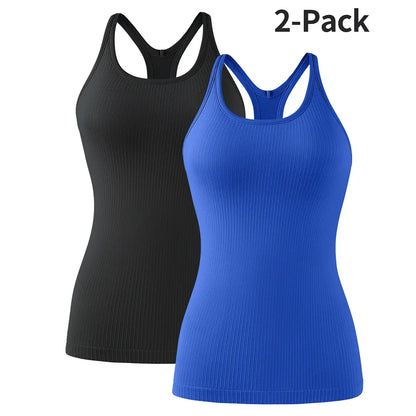 Sweaty Betty's Secret Weapon: The All-in-One Ribbed Racerback Top for Women Who Workout and Also Enjoy Ice Cream!